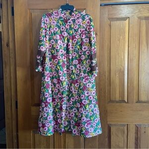 Vintage floral duster jacket